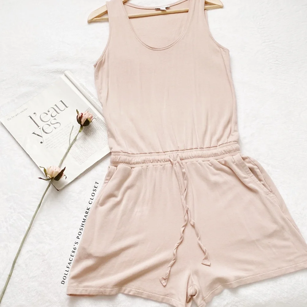 Daily Ritual Pink Romper - Picture 2 of 11